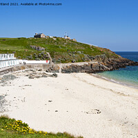 Buy canvas prints of porthgwidden beach st ives by Kevin Britland