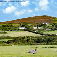 Buy canvas prints of st agnes beacon cornwall by Kevin Britland