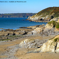 Buy canvas prints of hemmick cornwall by Kevin Britland