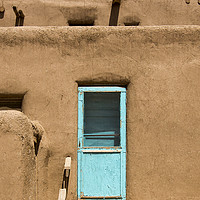 Buy canvas prints of Traditional habitation in Taos Pueblo by Luc Novovitch