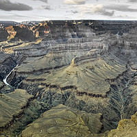 Buy canvas prints of Grand Canyon in Winter as seen from Pima Point by Luc Novovitch