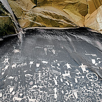 Buy canvas prints of Newspaper Rock Chronicle by Luc Novovitch