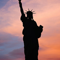 Buy canvas prints of The Statue of Liberty by Luc Novovitch