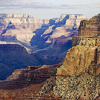 Buy canvas prints of Winter Sunset Over Grand Canyon by Luc Novovitch