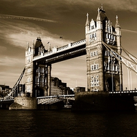 Buy canvas prints of London, Tower Bridge by Daniel Kesh
