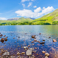 Buy canvas prints of Buttermere Lake District Panorama by Graham Prentice