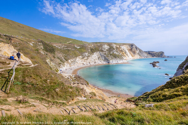 Man O'War Bay, West Lulworth, Dorset Picture Board by Graham Prentice