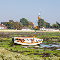 Buy canvas prints of Bosham, Chichester Harbour at Low Tide by Graham Prentice