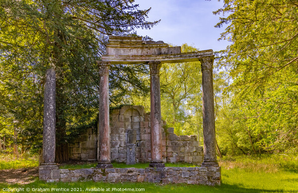 Leptis Magna Ruins in Virginia Water Picture Board by Graham Prentice