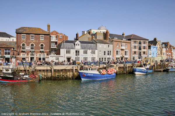 Weymouth Waterfront Picture Board by Graham Prentice