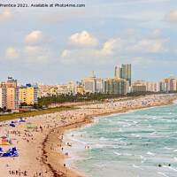 Buy canvas prints of Miami Beach Waterfront by Graham Prentice