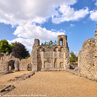 Buy canvas prints of Wolvesey Castle Ruins, Winchester by Graham Prentice