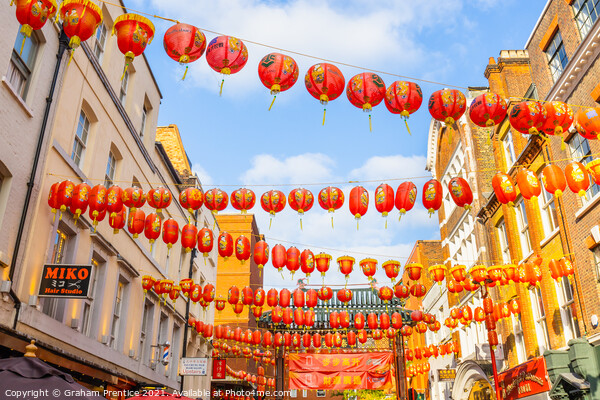 Chinatown, West End, London Picture Board by Graham Prentice