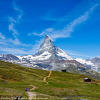 Buy canvas prints of Matterhorn Vista From Riffelberg, Zermatt by Graham Prentice