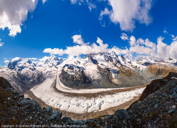Gorner Glacier, Switzerland Picture Board by Graham Prentice