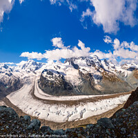 Buy canvas prints of Gorner Glacier, Switzerland by Graham Prentice