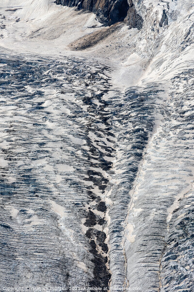 Gorner Glacier Icefall Picture Board by Graham Prentice