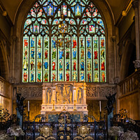 Buy canvas prints of East Window, Holy Trinity Sloane Square Church by Graham Prentice