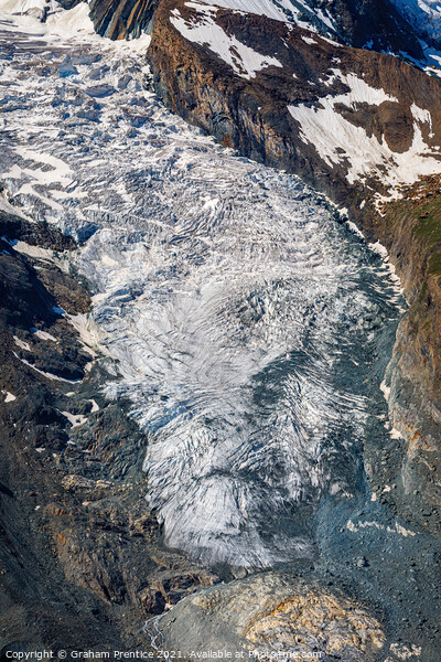 Gorner Glacier, Switzerland Picture Board by Graham Prentice