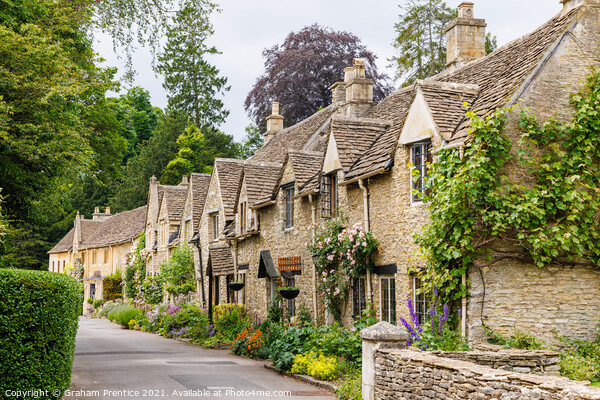 Castle Combe Cottages, Cotswolds Picture Board by Graham Prentice