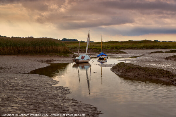 Brancaster Staithe, Norfolk before the storm Picture Board by Graham Prentice