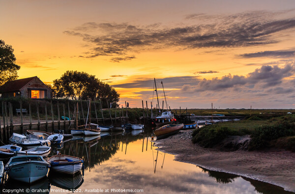 River Glaven at Blakeney Quay Picture Board by Graham Prentice