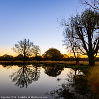 Buy canvas prints of Richmond Park Sunrise Over White Ash Pond by Graham Prentice