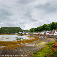 Buy canvas prints of Plockton Waterfront at Low Tide by Graham Prentice