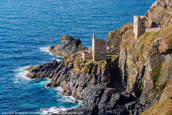 The Crowns Engine Houses, Botallack Mine, Cornwall Picture Board by Graham Prentice