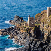 Buy canvas prints of The Crowns Engine Houses, Botallack Mine, Cornwall by Graham Prentice