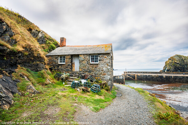 Harbour Cottage, Mullion Cove, Cornwall Picture Board by Graham Prentice