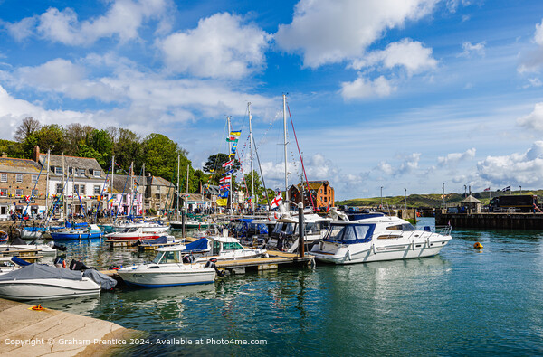Padstow Harbour Picture Board by Graham Prentice