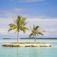 Buy canvas prints of Tropical Island Paradise by Graham Prentice