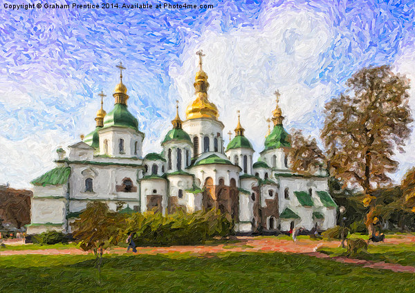 St Sophia's Cathedral, Kyiv Picture Board by Graham Prentice