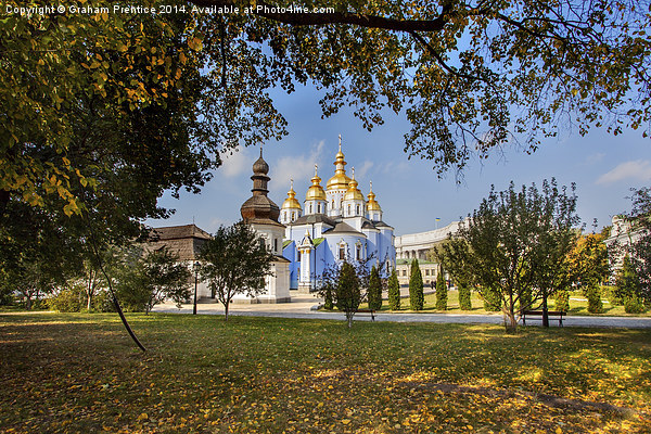 St Michaels Golden Domed Monastery, Kyiv Picture Board by Graham Prentice