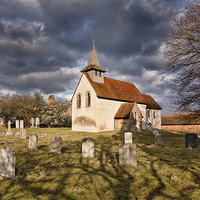 Buy canvas prints of Wisley Church by Graham Prentice