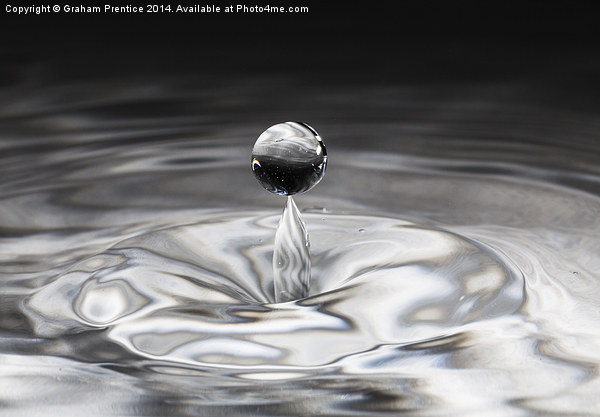 Balanced Water Droplet Picture Board by Graham Prentice