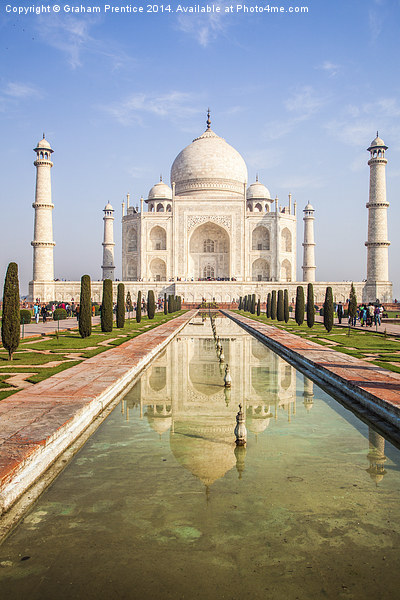 Taj Mahal Picture Board by Graham Prentice