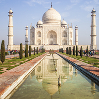 Buy canvas prints of Taj Mahal by Graham Prentice