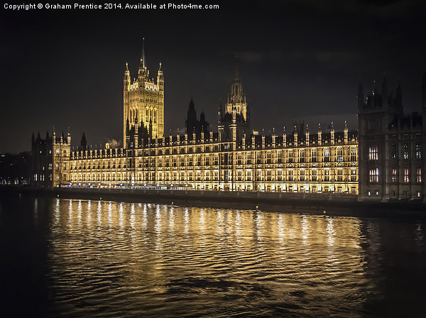 Palace of Westminster Picture Board by Graham Prentice