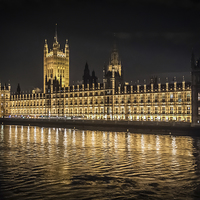 Buy canvas prints of Palace of Westminster by Graham Prentice