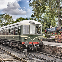 Buy canvas prints of Bodiam Train At Tenterden Station by Graham Prentice