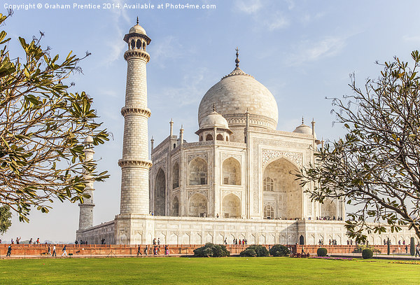 Taj Mahal, Agra Picture Board by Graham Prentice