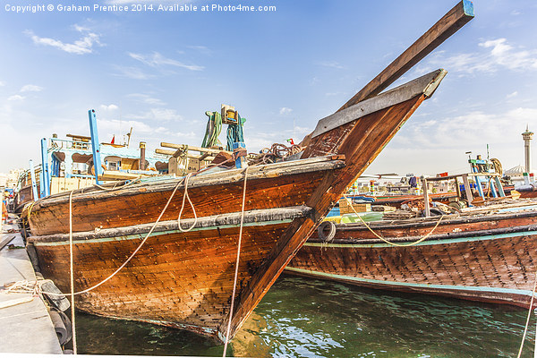 Prow of Arab Dhow Picture Board by Graham Prentice