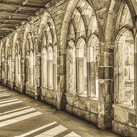 Buy canvas prints of Cloister, Durham Cathedral by Graham Prentice