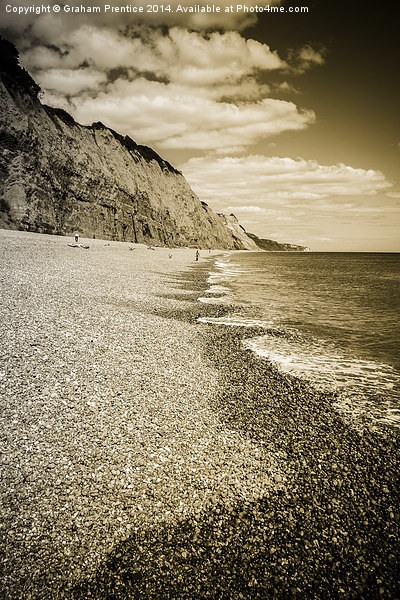 Beach at Sidmouth Picture Board by Graham Prentice