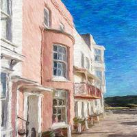 Buy canvas prints of Town Houses by Graham Prentice