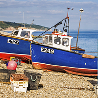 Buy canvas prints of Fishing Boats by Graham Prentice