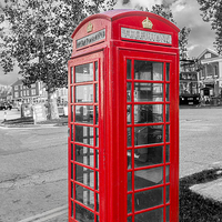 Buy canvas prints of Red Telephone Box by Graham Prentice