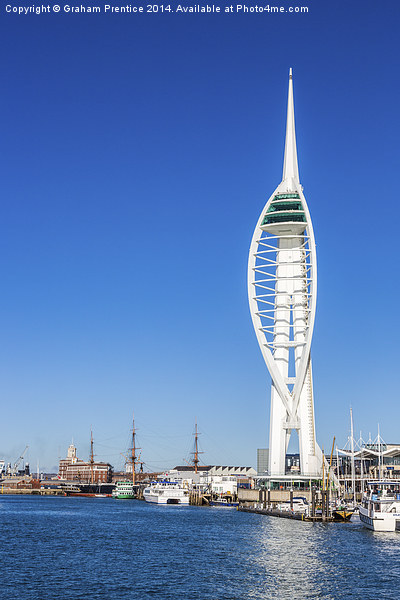 Spinnaker Tower Picture Board by Graham Prentice